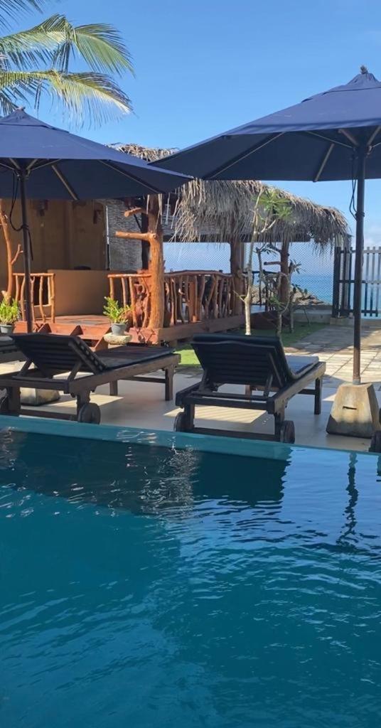 White Sand Villa - Beach Front 希克杜沃 外观 照片